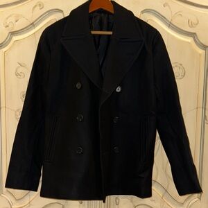 Theory Men's Classic Black Peacoat